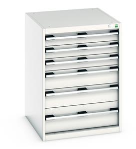 Bott Cubio Tool Storage Drawer Units 650 mm wide 750 deep Bott Cubio 6 Drawer Cabinet 650W x 750D x 900mmH